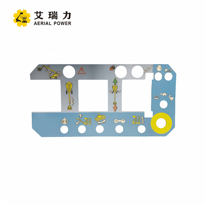 Haulotte용 상단 컨트롤 박스 데칼 307P217570